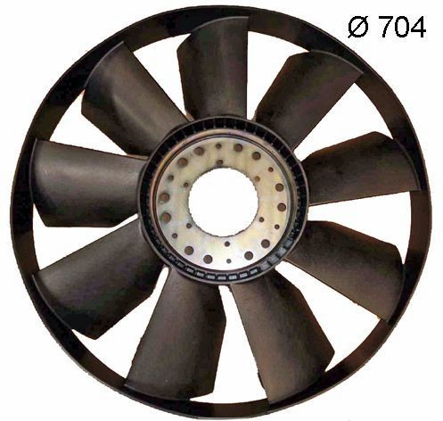 Fan Wheel, engine cooling - CFW4000P MAHLE - 51066010256, 05.19.007, 14-1239FR